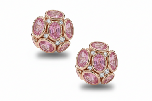 Bouquet Classic Earrings in 18k Rose Gold