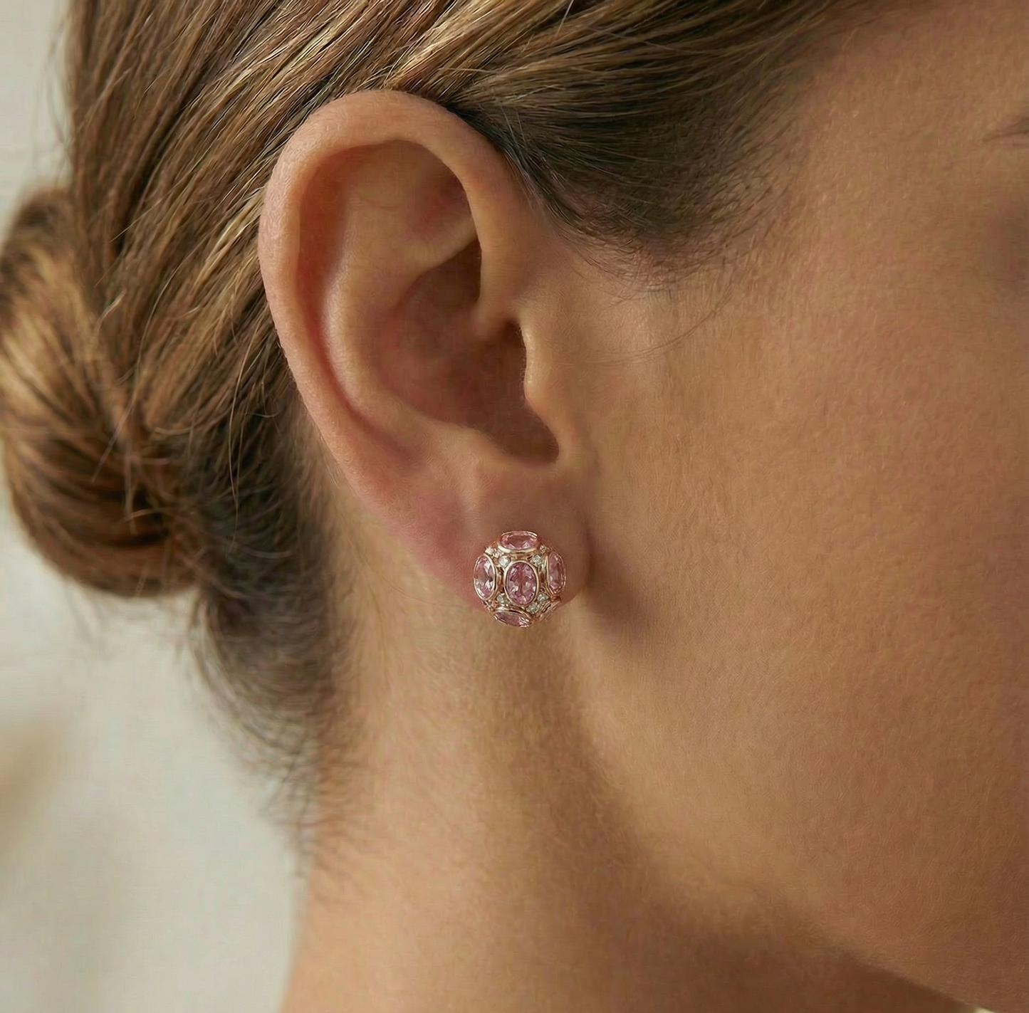 Bouquet Classic Earrings in 18k Rose Gold